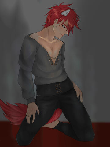 Werewolf Reki for Halloween